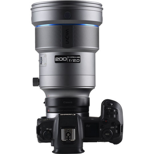 Laowa 200mm f/2 AF FF Telephoto Prime Lens (Canon EF, Grey)