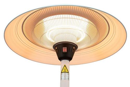פטריית חימום חשמלית מעוצבת על עמוד 1200W/1800W/3000W צבע לבן + כיסוי S.PATIO