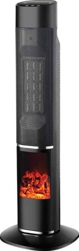 תנור מגדל קרמי עם שלט רחוק YHM VOLCAN-81 2000W - צבע שחור