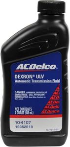 שמן גיר ACDelco DEXRON ULV Automatic Transmission Fluid 946 ML