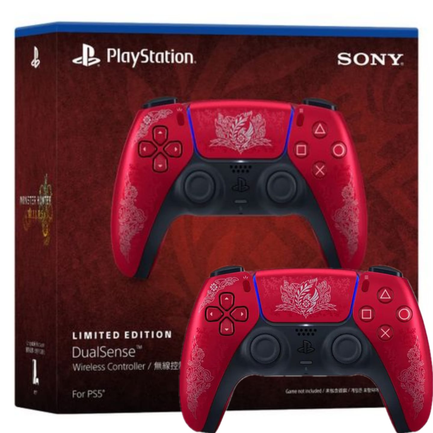 ‎ PS5 WIRELESS CONTROLLER DUALSENSE - MONSTER HUNTER WILDS LIMITED EDITION