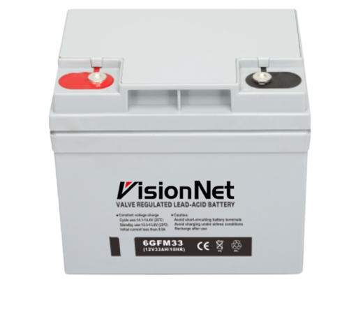 סוללת GEL אטומה 12V 33Ah למערכות גיבוי ואל-פסק