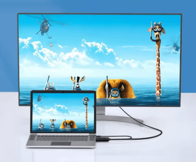 כבל HDMI ל-DisplayPort  – חיבור מדויק ממקור HDMI למסך DP עם חיבור USB 
