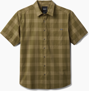 חולצה מכופתרת דגם WYATT S/S PLAID SHIRT