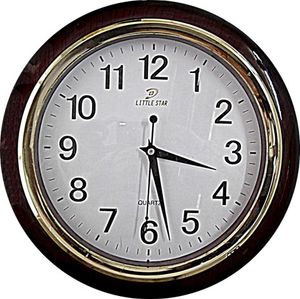 שעון קיר עגול יוקרתי 35 ס"מ אריזת חלון