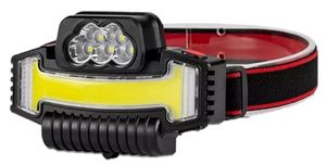 פנס ראש קשתי אדום/צהוב עם USB דגם W685-5 עם כבל USB