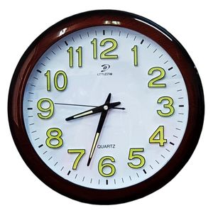 שעון קיר 37 ס"מ זרחני