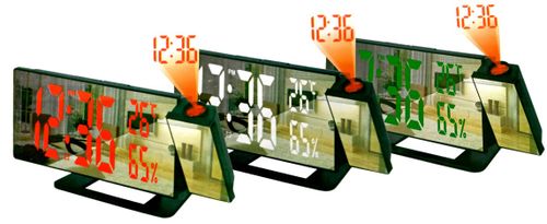 שעון זכוכית מאיר לתקרה דגם 3718 עם מטען built in