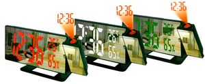 שעון זכוכית מאיר לתקרה דגם 3718 עם מטען built in