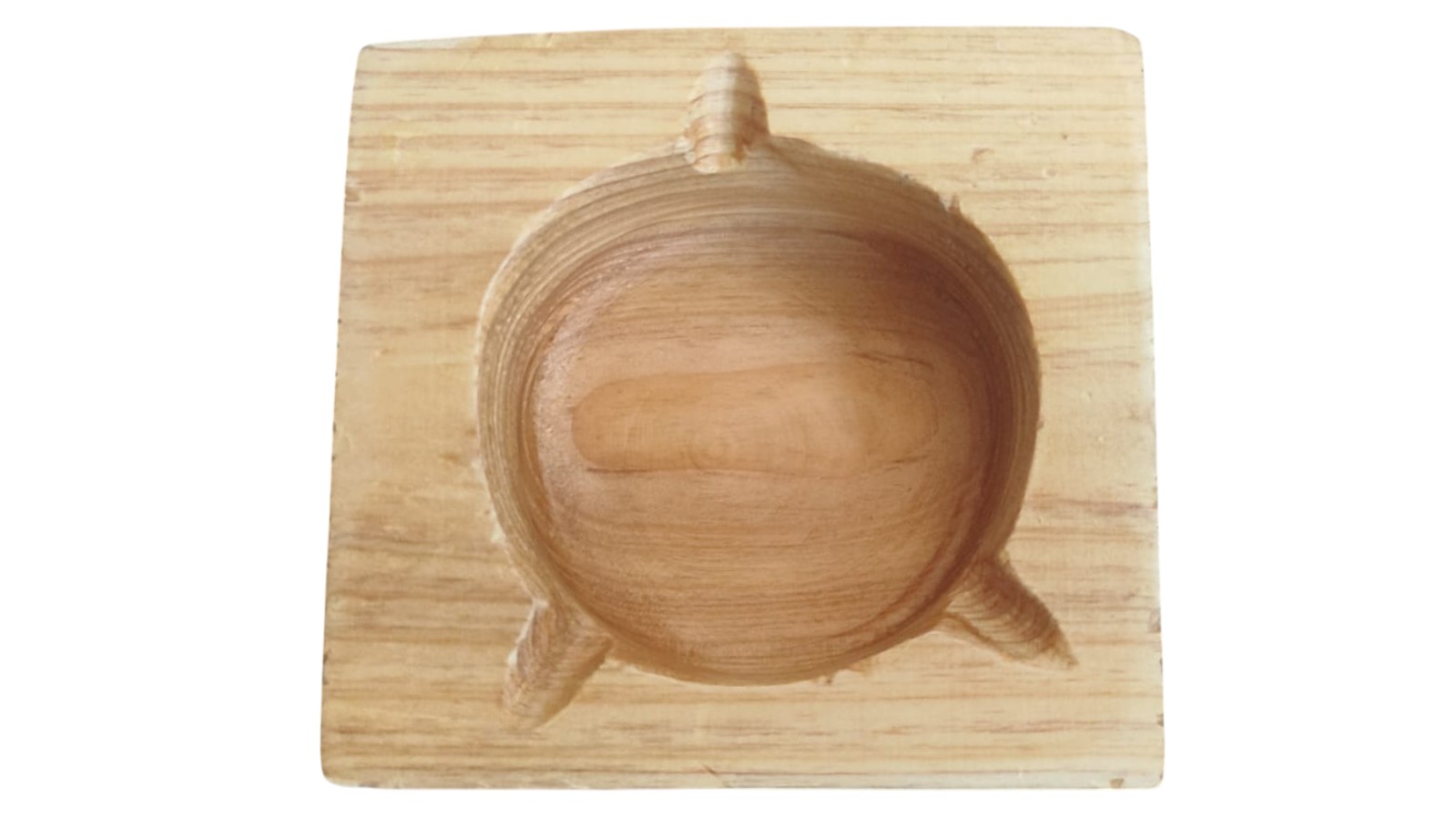 מאפרת עץ Nature Square  עיצוב טבעי לשולחן העישון