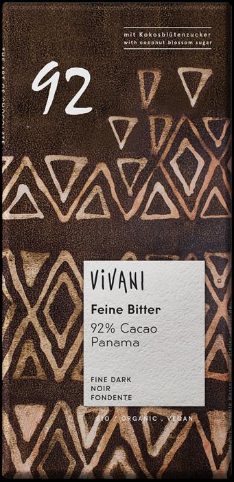 Dark Chocolate with 92 % Cocoa (80 g)