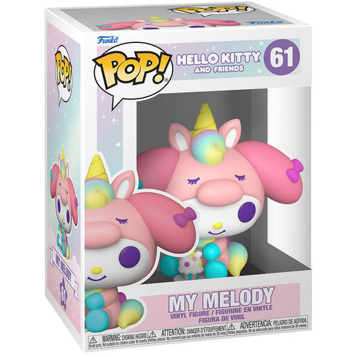 בובת פופ סאנריו: הלו קיטי וחברים - מיי מלודי  - Funko POP! Sanrio: Hello Kitty & Friends - My Melody #61