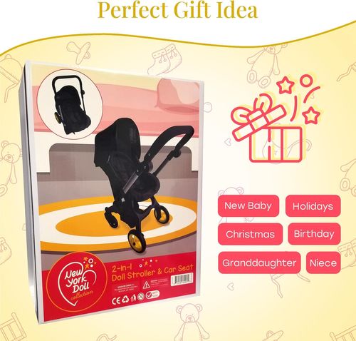 עגלת שכיבה דונה עם סלקל נשלף ניו יורק דול