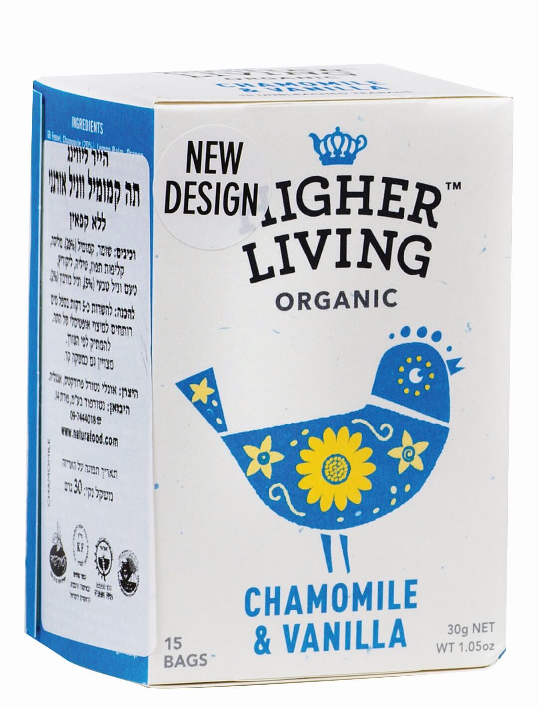  תה הייר ליבינג - קמומיל ונילה