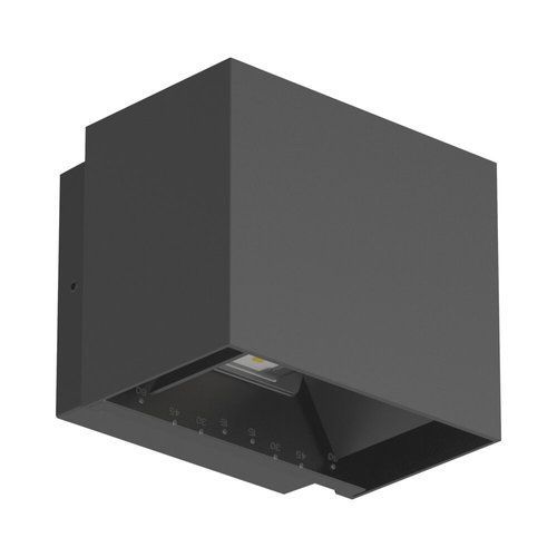  צמוד קיר שחור GLOW UP&DOWN 10W 15°~120° IP65 אור ניטרלי 