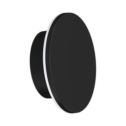  צמוד קיר שחור מט ROUND 8W IP65 3CCT 