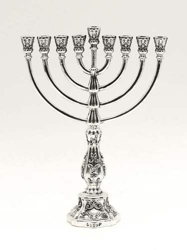 מיניאטורה חנוכיה מכסף