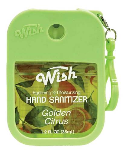 WISH HAND SANITIZERS IN A SILICONE CASE