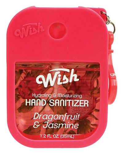 WISH HAND SANITIZERS IN A SILICONE CASE