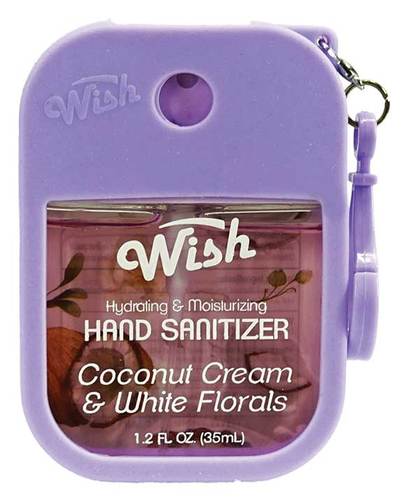 WISH HAND SANITIZERS IN A SILICONE CASE