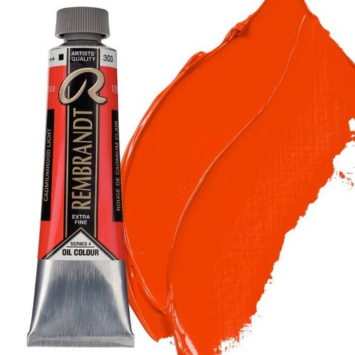 צבע שמן 40 מל Cadmium Red Light 303 Rembrandt (סדרה 4)