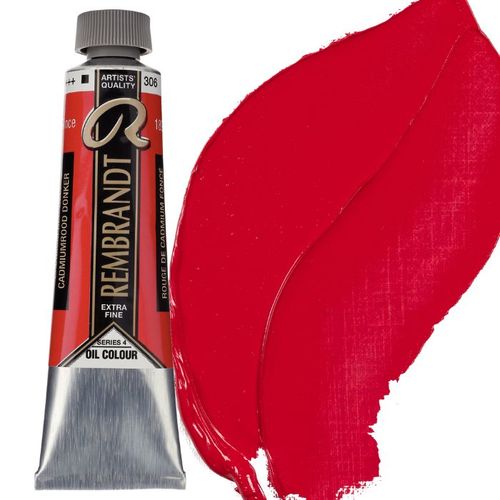 צבע שמן 40 מל Cadmium Red Deep 306 Rembrandt (סדרה 4)
