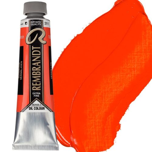 צבע שמן 40 מל Vermilion 311 Rembrandt (סדרה 3)
