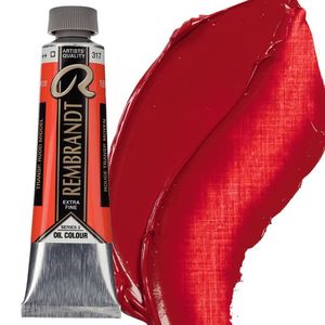 צבע שמן 40 מל Transparent Red Medium 317 Rembrandt (סדרה 3)