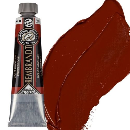 צבע שמן 40 מל Light Oxide Red 339 Rembrandt (סדרה 1)