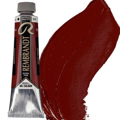 צבע שמן 40 מל Indian Red 347 Rembrandt (סדרה 1)