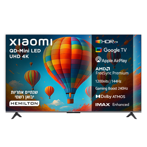 טלוויזיה Xiaomi TV S QD-Mini 4K 65 L65MA-SPLME 4K ‏65 ‏אינטש שיאומי