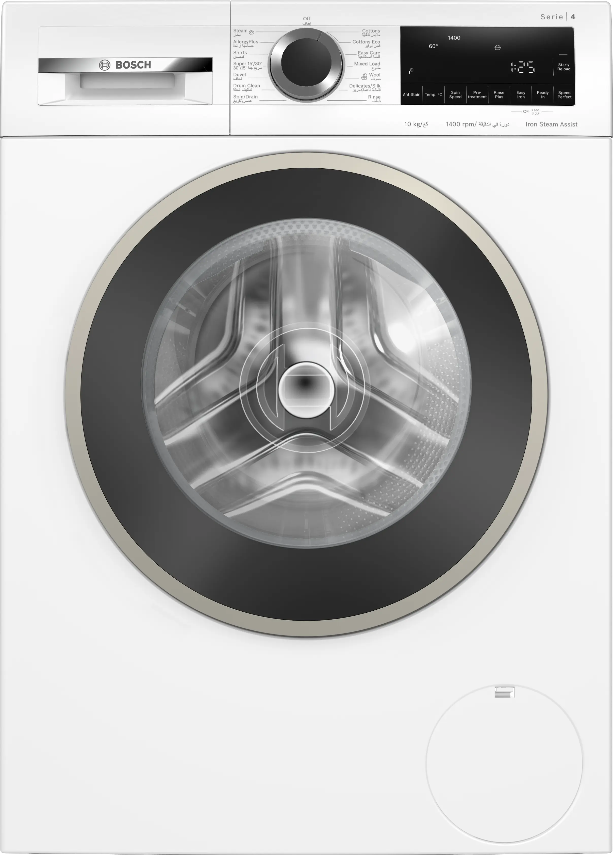 מכונת כביסה Bosch WGA25400GC – קיבולת 10 ק"ג