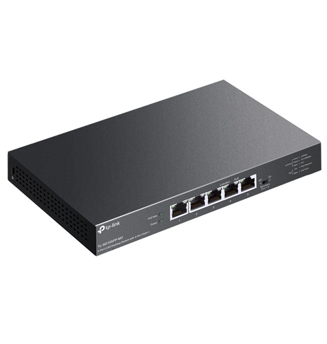 סוויץ' ++TL-SG105PP-M2 2.5G PoE מבית TP-LINK