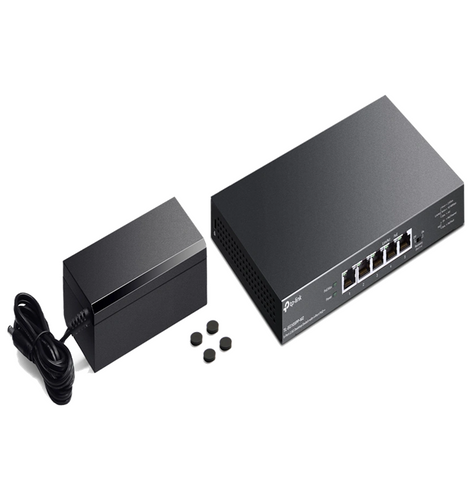 סוויץ' ++TL-SG105PP-M2 2.5G PoE מבית TP-LINK