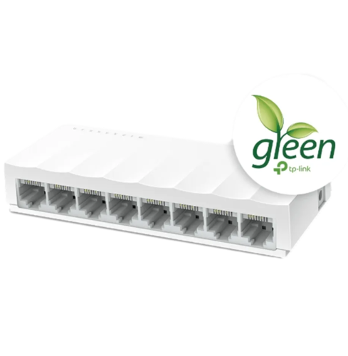 LS1008 8-Port Desktop Switch מבית TP-LINK לבן