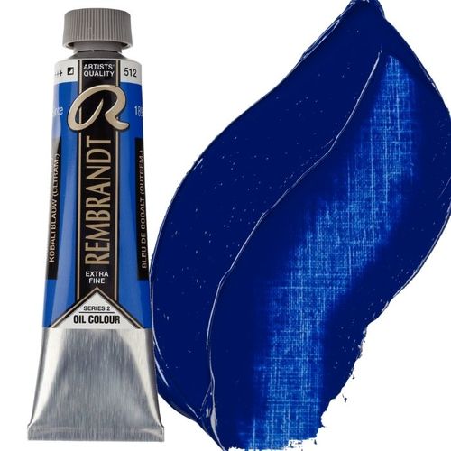 צבע שמן 40 מל Cobalt Blue (Ultramarine) 512 Rembrandt (סדרה 2) 