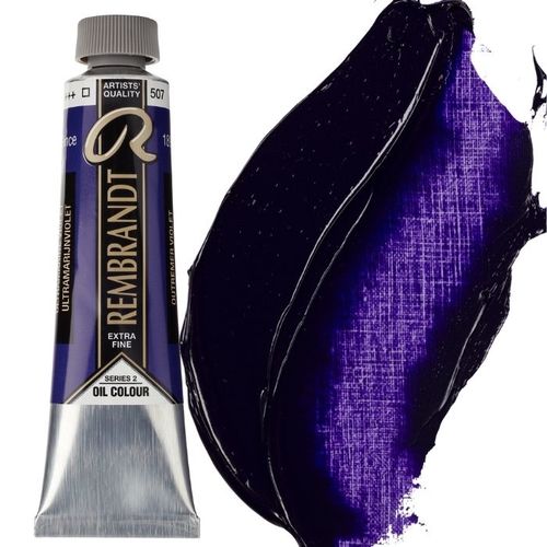 צבע שמן 40 מל Ultramarine Violet 507 Rembrandt (סדרה 2) 