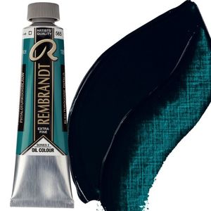 צבע שמן 40 מל Phthalo Turquoise Blue 565 Rembrandt (סדרה 3) 