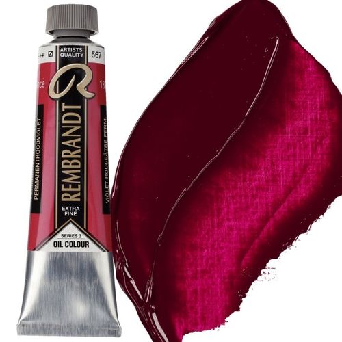 צבע שמן 40 מל Permanent Red Violet 567 Rembrandt (סדרה 3) 