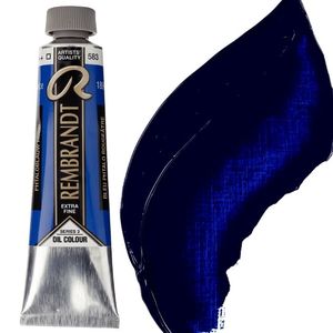 צבע שמן 40 מל Phthalo Blue Reddish 583 Rembrandt (סדרה 3) 
