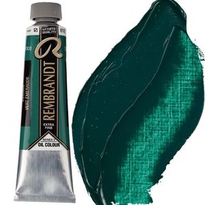 צבע שמן 40 מל Viridian 616 Rembrandt (סדרה 3) 