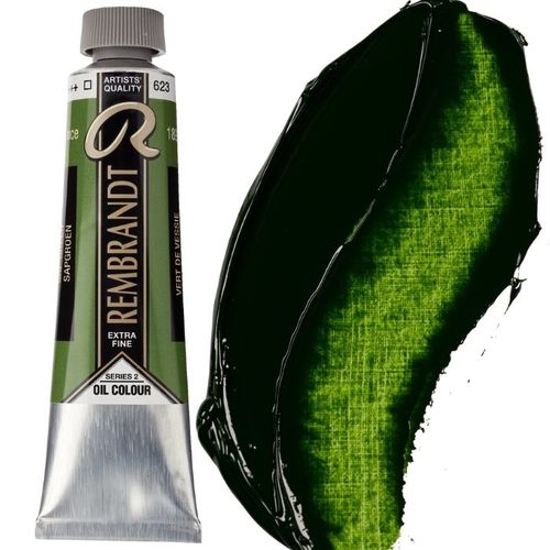 צבע שמן 40 מל Sap Green 623 Rembrandt (סדרה 2) 