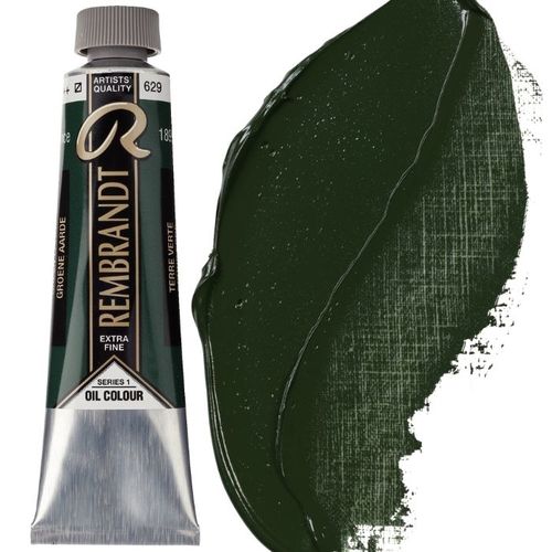 צבע שמן 40 מל Green Earth 629 Rembrandt (סדרה 1) 
