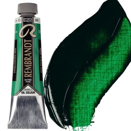 צבע שמן 40 מל Phthalo Green Yellow 681 Rembrandt (סדרה 3) 