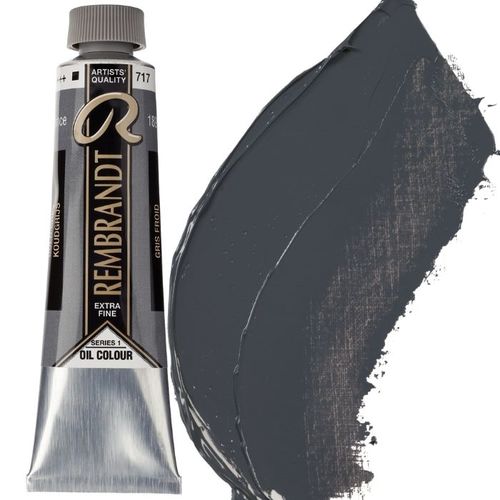 צבע שמן 40 מל Cold Grey 717 Rembrandt (סדרה 1) 