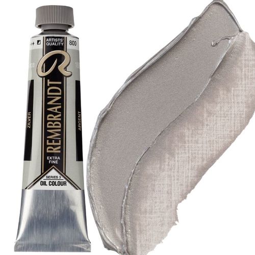 צבע שמן 40 מל Silver 800 Rembrandt (סדרה 3) 