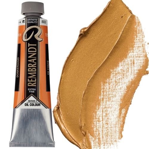 צבע שמן 40 מל Deep Gold 803 Rembrandt (סדרה 3) 