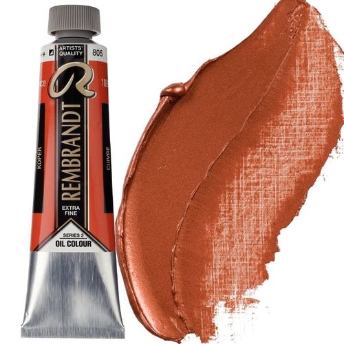 צבע שמן 40 מל Copper 805 Rembrandt (סדרה 3) 