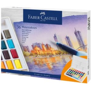 סט 36 טבליות צבעי מים Faber-Castell