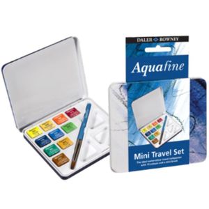 סט 10 טבליות צבעי מים DALLER ROWNEY Aqufine